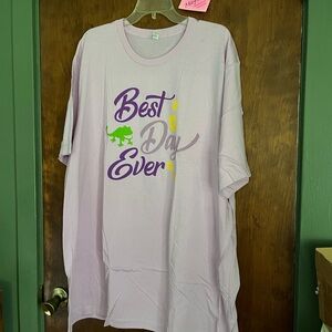 Women’s Disney Rapunzel unisex Best Day Ever t-shirt, size 4X.  New in package.